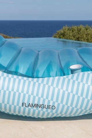 Flutuador de piscina 2 lugares - 180 x 114 x 70 cm - Até 125 kg