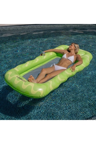 Bóia para piscina insuflável - 98 x 190 x 17 cm - 100 kg