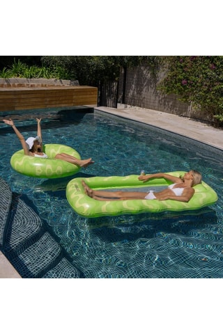 Bóia para piscina insuflável - 98 x 190 x 17 cm - 100 kg