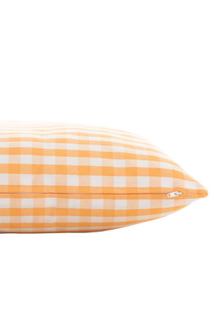2 capas de almofada Vichy - Amarelo - 45 x 45 cm - Amarelo