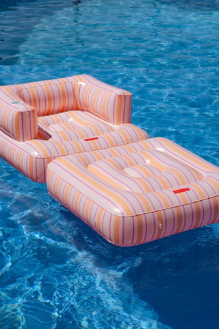 Colchão de piscina insuflável - 25 x 90 x 90 cm - Até 120 kg
