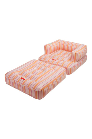Colchão de piscina insuflável - 25 x 90 x 90 cm - Até 120 kg