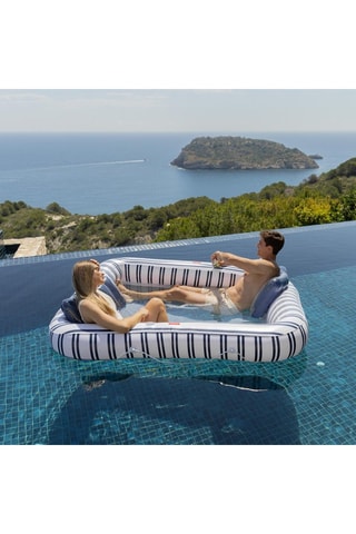 Bóia para piscina insuflável - 185 x 152 x 49 cm - 180 kg