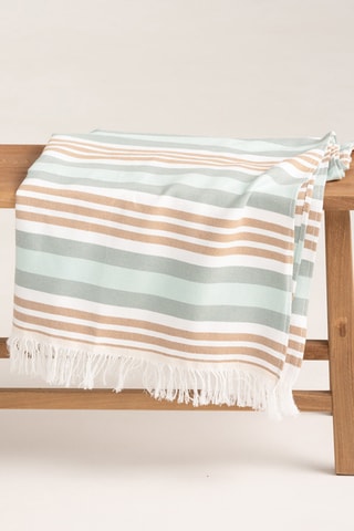 Toalha fouta de praia Tria - Camel - 90 x 180 cm - Camel
