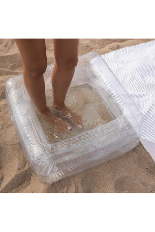 Boia para banheira - 60 x 60 x 25 cm - Transparente