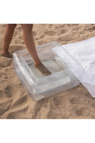 Boia para banheira - 60 x 60 x 25 cm - Transparente