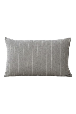 2 capas de almofada - Antracite - 45 x 45 cm - Branco e cinzento