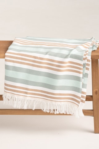 Toalha fouta de praia Tria - Camel - 190 x 180 cm - Camel