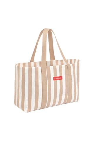 Mala shopper e bolsa de praia - Bege - Bege
