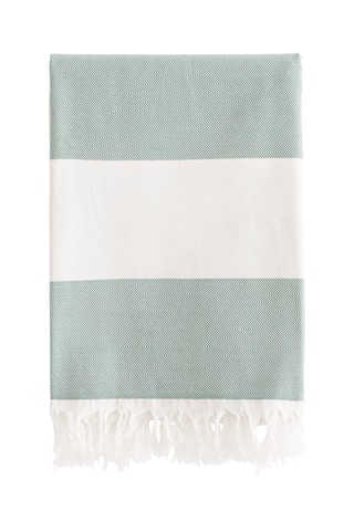 Toalha fouta de praia - Verde - 190 x 180 cm
