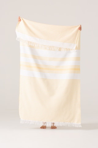 Toalha fouta de praia - Amarelo - 190 x 180 cm