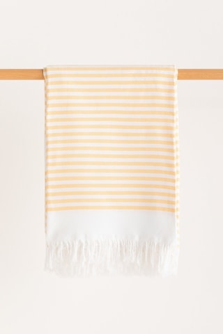 Toalha fouta de praia - Amarelo - 190 x 180 cm