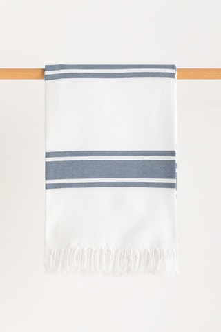 Toalha fouta de praia - Azul-marinho - 190 x 180 cm