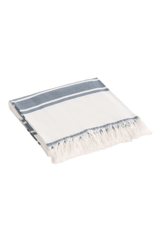 Toalha fouta de praia - Azul-marinho - 190 x 180 cm