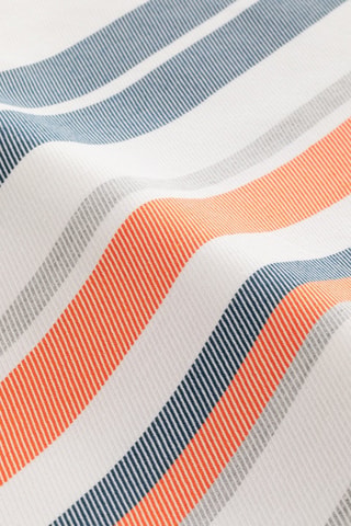 Toalha fouta de praia - Branco e azul-marinho - 190 x 180 cm