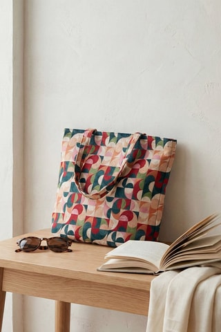 Mala shopper de praia Nomo - Azul-marinho - Multicor