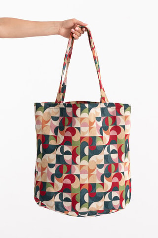 Mala shopper de praia Nomo - Azul-marinho - Multicor