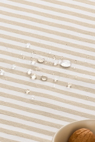 Toalha de mesa anti-nódoas retangular Arenza - Bege