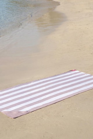 Toalha de praia - 90 x 1 x 180 cm - Bege