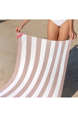 Toalha de praia - 90 x 1 x 180 cm - Bege