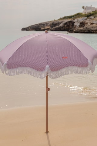 Guarda-sol redondo com pé - Diâmetro tecido 180 cm
