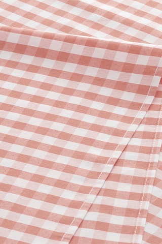 Toalha anti-nódoas Vichy - Salmão - Rosa-claro
