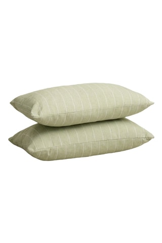 2 capas de almofada - Verde - 45 x 45 cm - Verde