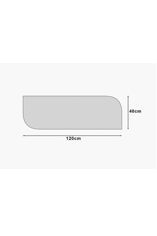 Miroir Arni - 40 x 120 x 2,2 cm - Noir