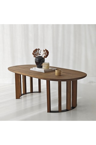Table en bois massif - 115 x 40 x 55 cm