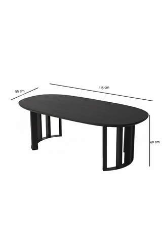 Table en bois massif - 115 x 40 x 55 cm