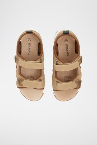 Sandalias de piel - Marrón