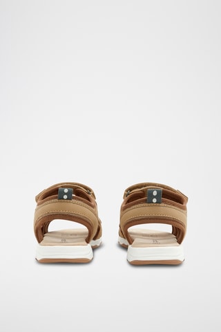 Sandalias de piel - Marrón