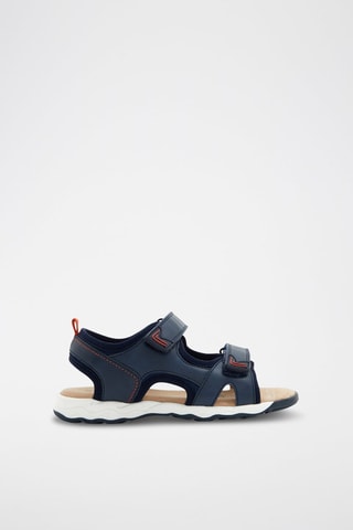 Sandalias de piel - Azul marino