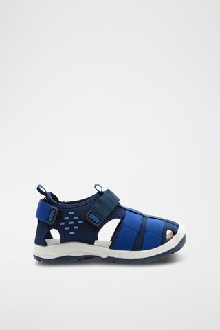 Sandalias de piel - Azul rey
