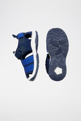 Sandalias de piel - Azul rey