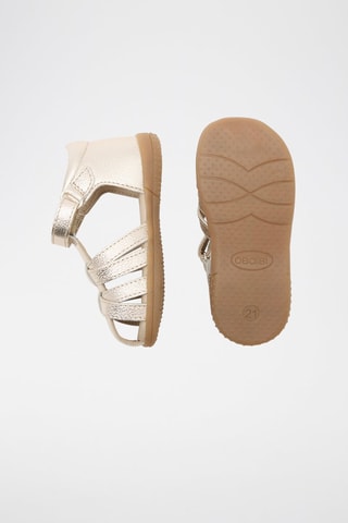 Sandalias de piel - Dorado