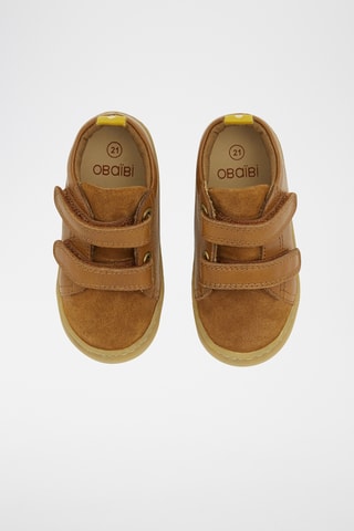 Zapatillas de piel - Marrón