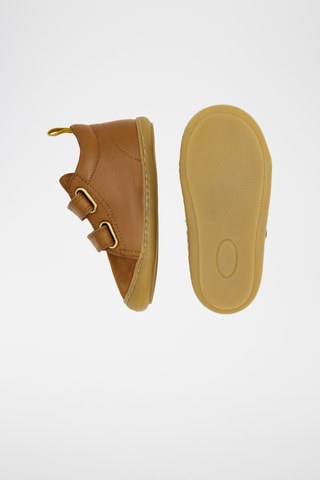 Zapatillas de piel - Marrón