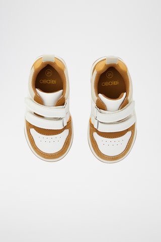 Zapatillas - Blanco y marrón