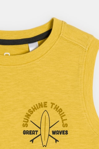 Camiseta de tirantes - Amarillo - Okaidi