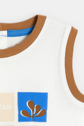 Camiseta de tirantes - Blanco - Obaibi