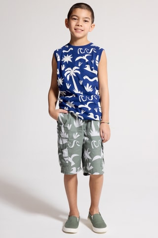 Camiseta de tirantes - Azul - Okaidi