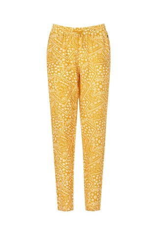 Pantalón casual Lupanta - Amarillo y blanco 