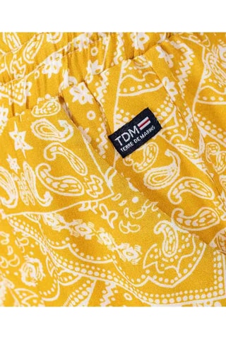 Pantalón casual Lupanta - Amarillo y blanco 