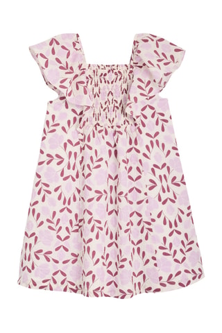 Vestido trapecio - Blanco - Okaidi