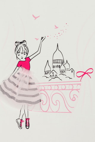 Vestido corto - Rosa - Kidiliz