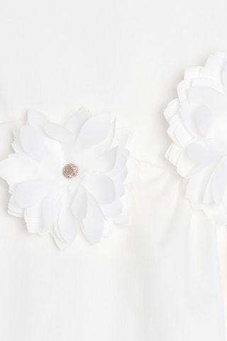Vestido evasé - Blanco - Okaidi
