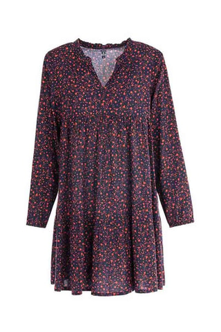 Vestido midi Isabo - Azul noche 