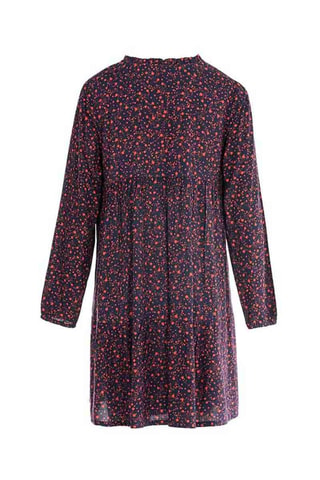 Vestido midi Isabo - Azul noche 