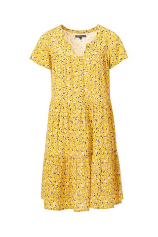 Vestido trapecio Anemone - Amarillo